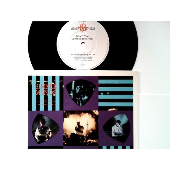Simple Minds Don't You Forget About Me 7" Vinyl Record Synth-Pop New Wave 1985 - Picture 2 of 5
